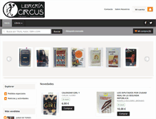 Tablet Screenshot of libreriacircus.com